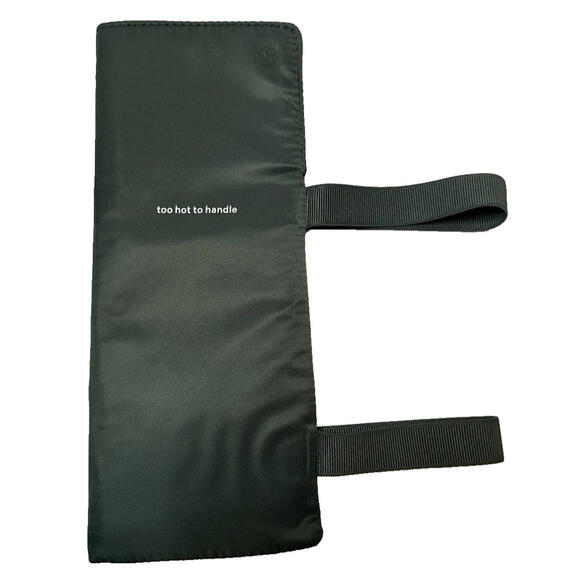 Other - Lululemon Too Hot To Handle Flat Curling Iron Cover Sleeve Olive Green NWOT
